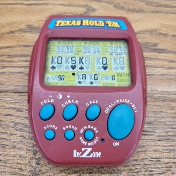 Rec Zone Texas Hold 'Em Handheld Game - Picture 1 of 3